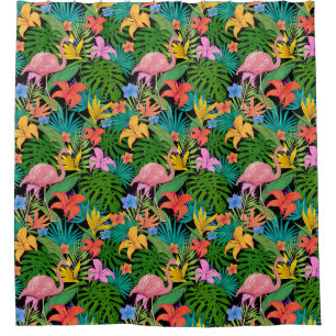 Rideaux De Douche Motif tropical