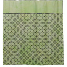 Motif vert et noir rétro