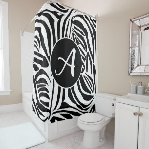 Rideaux De Douche Motif Zèbre