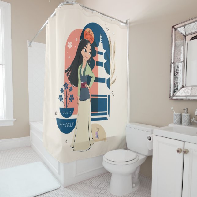 Rideaux De Douche Mulan est fidèle à moi (En situation)