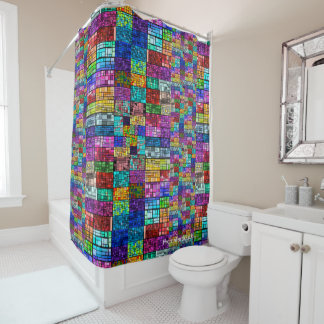 Rideaux De Douche Multicolore