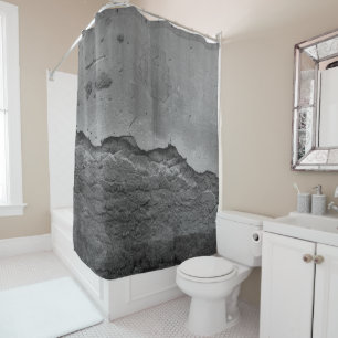 Rideaux De Douche Mur de pierre rustique Napoli 2 - Yin Yang - BN