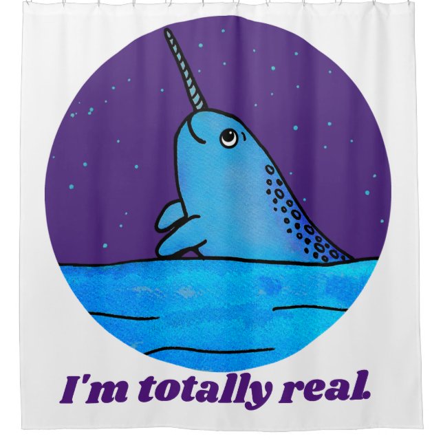 Rideaux De Douche Narwhal (Devant)