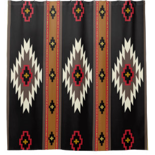 Rideaux De Douche Navajo Design 7 Bandana