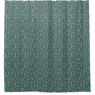 Rideaux De Douche Neurons de réseautage sur Turquoise - motif transp