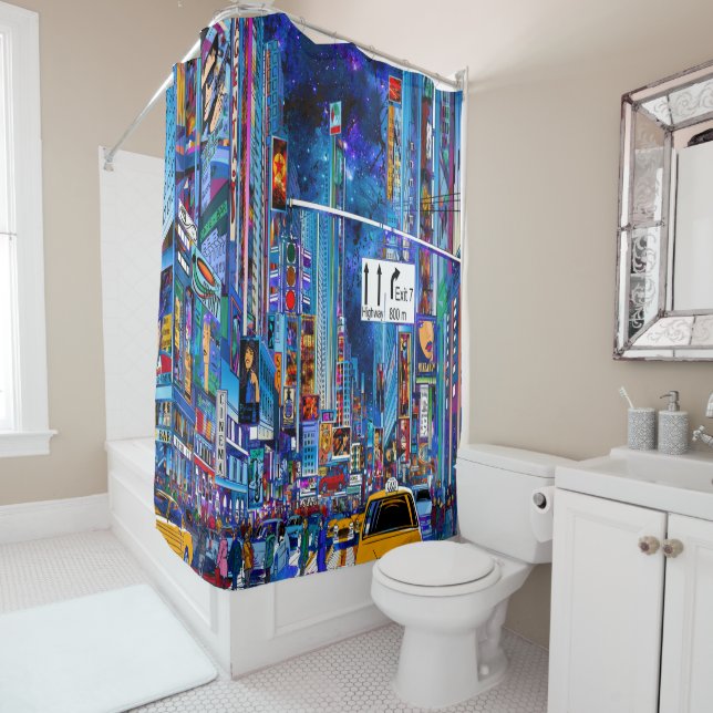 Rideaux De Douche New York (En situation)