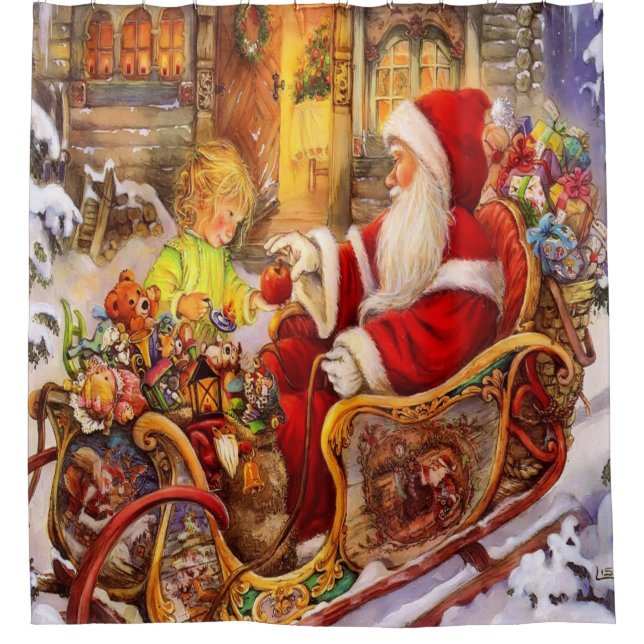 Rideaux De Douche Noël (Devant)
