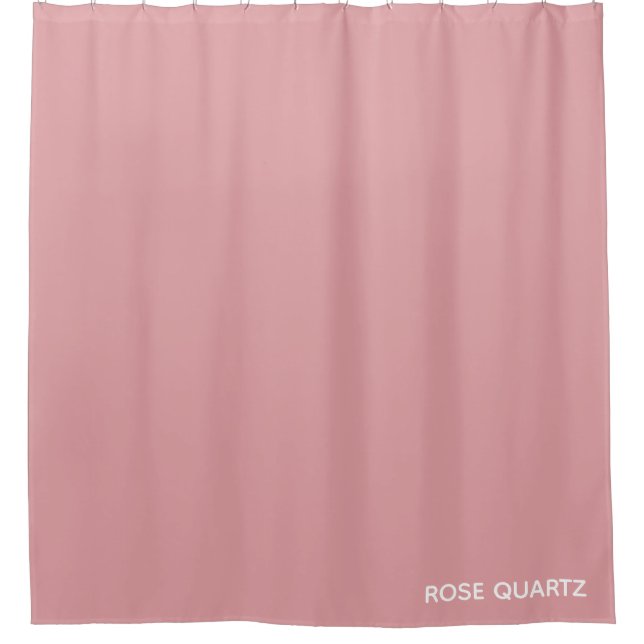Rideaux De Douche Nom de couleur rose quartz rose (Devant)