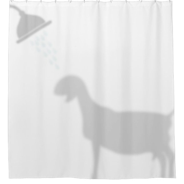 Rideaux De Douche Nubian Chèvre Ombre Silhouette Ombre Buddies (Devant)