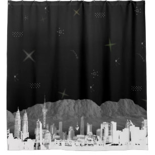 Rideaux De Douche Nuit en ville