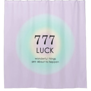 Rideaux De Douche Numéros d'ange Numérologie 777 Chuck