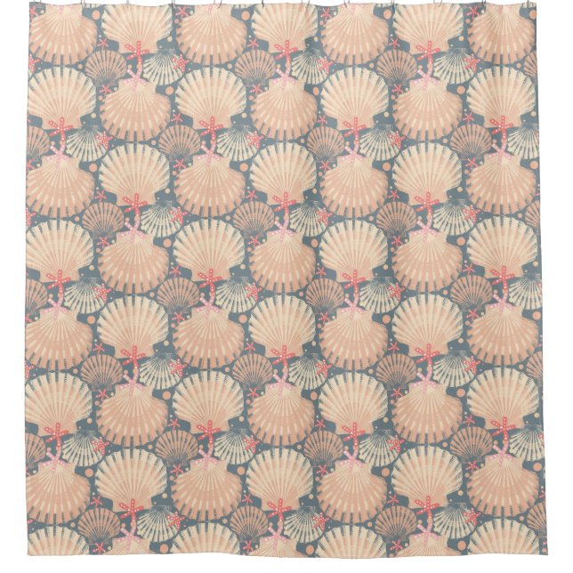 Rideaux De Douche Ocean Treasures doux et joli (Devant)