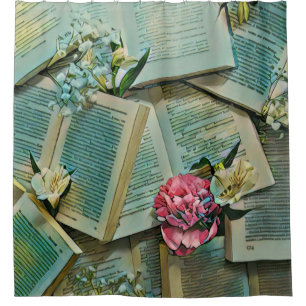 Rideaux De Douche OEuvre d'amoureux du livre