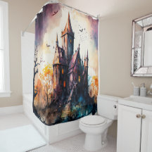 Oeuvre originale du château d'aquarelle