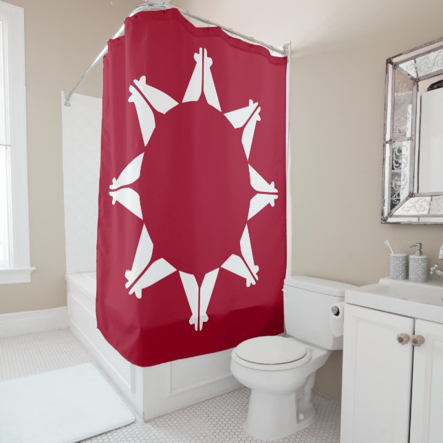 Rideaux De Douche Oglala Sioux (En situation)
