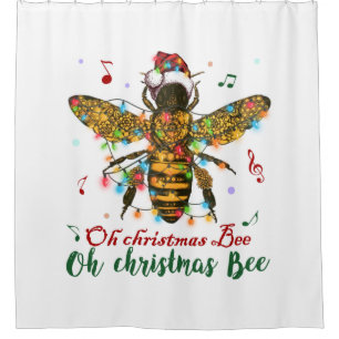 Rideaux De Douche Oh Christmas Bee Oh Christmas Bee Light