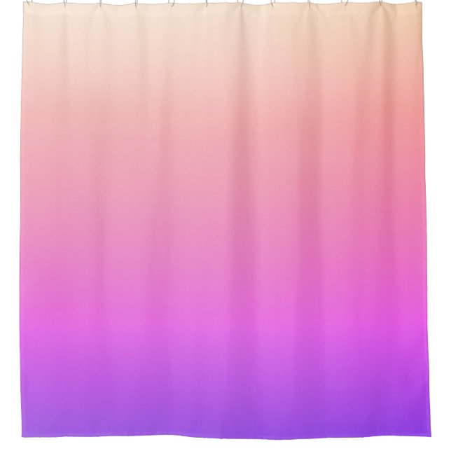 Rideaux De Douche Ombre couleur rose et pourpre de fond (Devant)