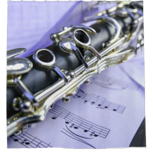 Rideaux De Douche Orchestre de musique Clarinet Sheet