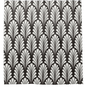 Rideaux De Douche Ornamental vintage Background. Art décor