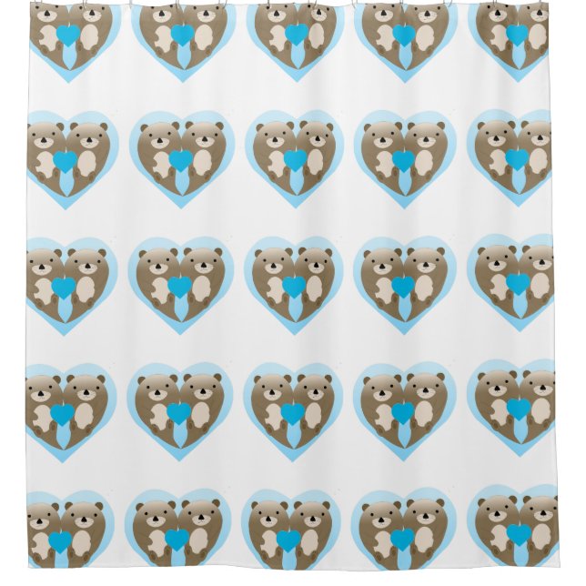 Rideaux De Douche Otter Love (Devant)