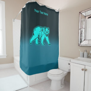 Rideaux De Douche Ours bleu Kodiak