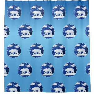 Rideaux De Douche Ours polaire "Art by Kids"