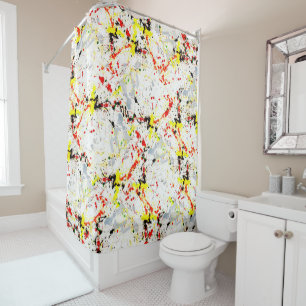 Rideaux De Douche Paint Splatter