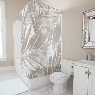 Rideaux De Douche Palm Amour Motif Feuille #4 #tropical #wall #décor