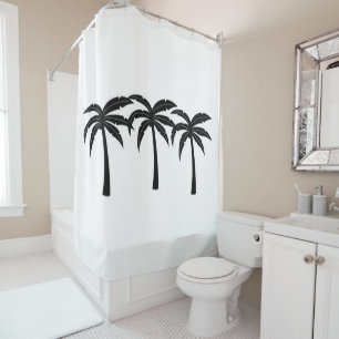 Rideaux De Douche Palmiers tropicaux