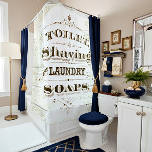 Rideaux De Douche Panneau Bain vintage