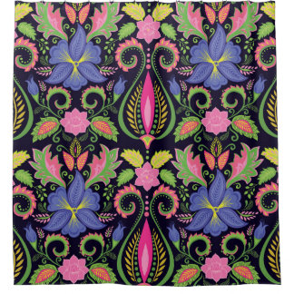 Rideaux De Douche Pansy classique : Papier peint Vintage