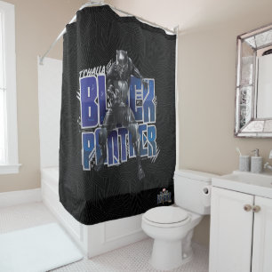 Rideaux De Douche Panthère noire   T'Challa - Graphique de panthère 