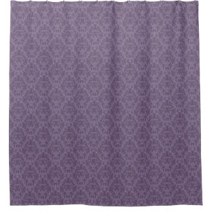 Rideaux De Douche Papier peint pourpre de luxe