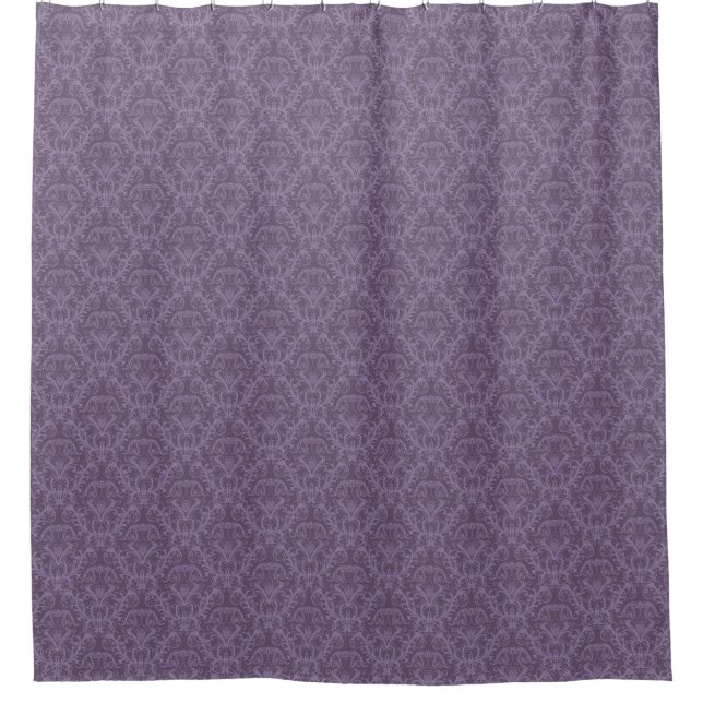 Rideaux De Douche Papier peint pourpre de luxe (Devant)