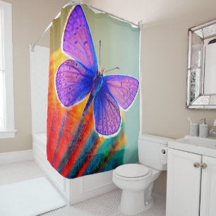 Rideaux De Douche Papillon d'art