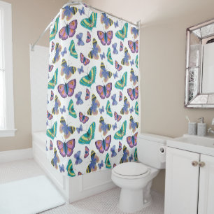 Rideaux De Douche Papillons