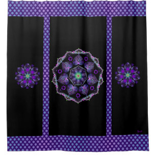 Rideaux De Douche Parapluie violet & coeurs .7