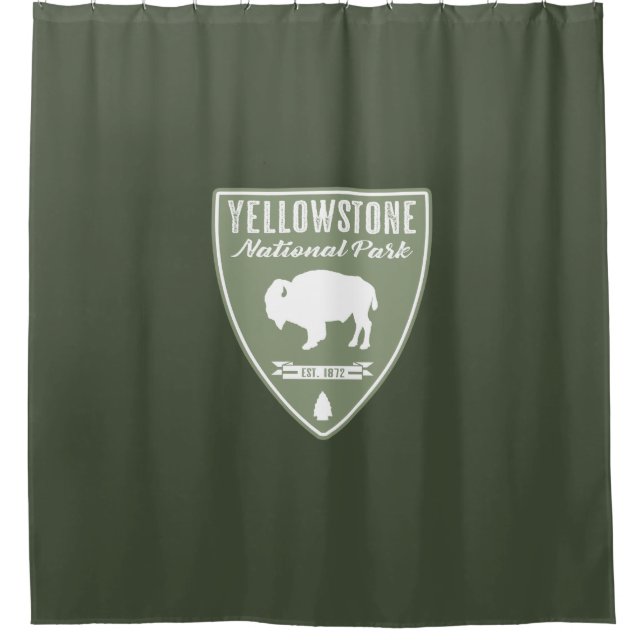 Rideaux De Douche Parc national de Yellowstone Bison (Devant)