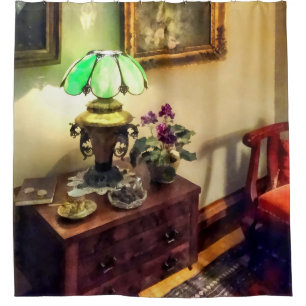 Rideaux De Douche Parlerie douillette avec lampadaire à fleurs