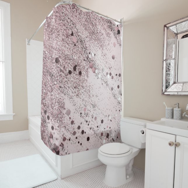 Rideaux De Douche Parties scintillant Glam 3 #art #parties scintilla (En situation)