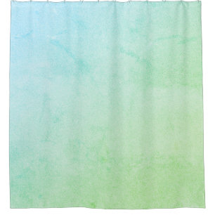 Rideaux De Douche Parties scintillant Green Pastel Ombre