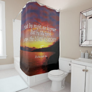 Rideaux De Douche PAS PAR LA PUISSANCE OU LE POUVOIR Christian