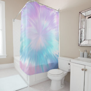 Rideaux De Douche Pastel Tie Dye Summer Glam #2 #décoration #art