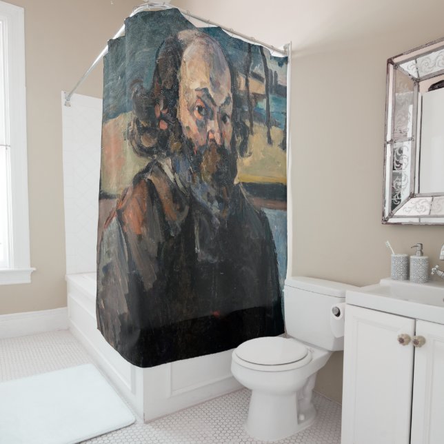 Rideaux De Douche Paul Cezanne - Autoportrait (En situation)