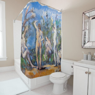 Rideaux De Douche Paul Cezanne - Cinq Bathères
