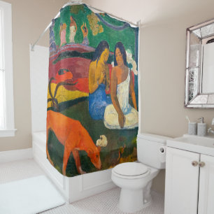 Rideaux De Douche Paul Gauguin - Arearea / Le Chien Rouge