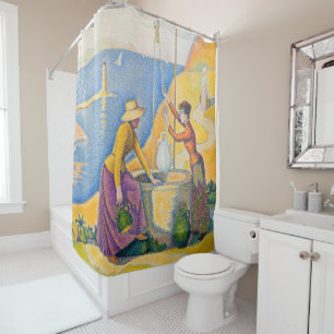 Rideaux De Douche Paul Signac - Femmes dans le puits