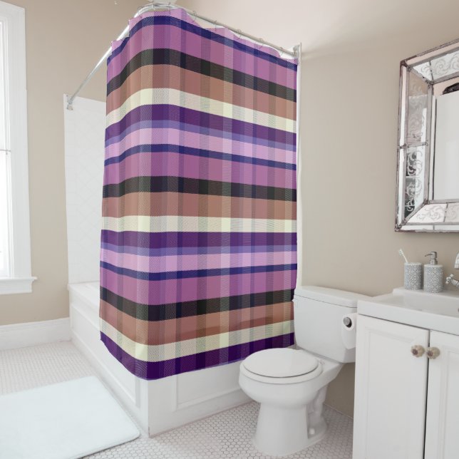 Rideaux De Douche Pays Cool Plaid DGARTPAP (En situation)