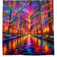 Paysage électrique : San Antonio Riverwalk