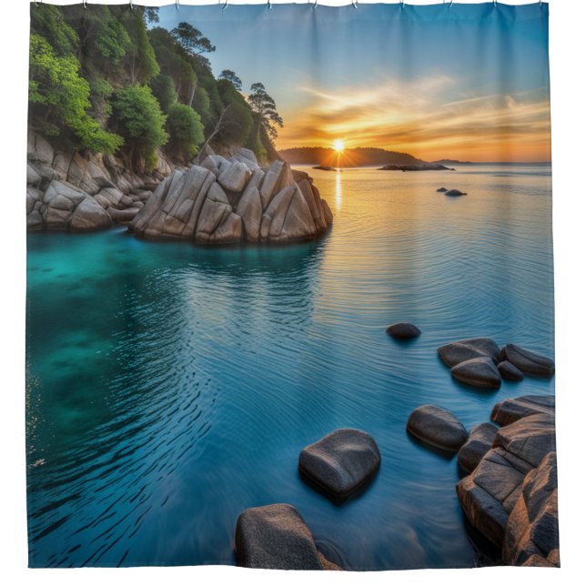 Rideaux De Douche Paysage paisible (Devant)